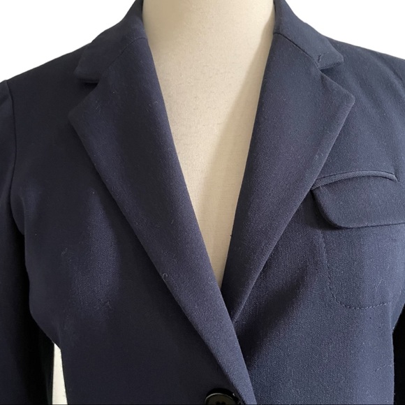 Navy Blue Gap Blazer Size 0 - Picture 3 of 6